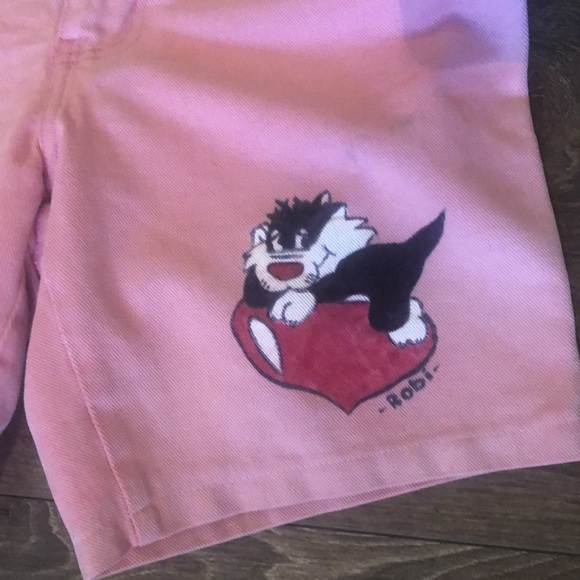 Vintage Pink Armani Shorts - Picture 3 of 4